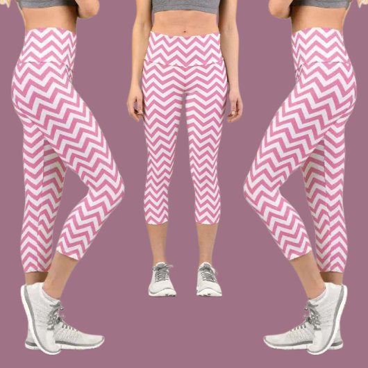 Leggings Capri Motif Abstrait coloré