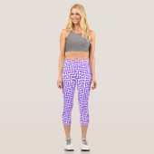 Leggings Capri Motif Abstrait coloré (Recto)