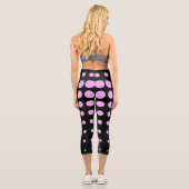Leggings Capri Motif Abstrait coloré (Verso)