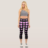 Leggings Capri Motif Abstrait coloré (Recto)