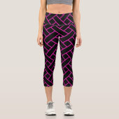 Leggings Capri Motif Abstrait coloré (Recto)