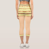 Leggings Capri  motif africain (Verso)