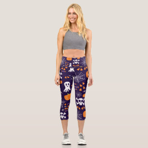 Leggings Capri Motif amusant d'Halloween