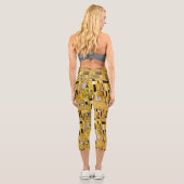 Leggings Capri Motif baiser de Gustav Klimt, Art Nouveau (Verso)