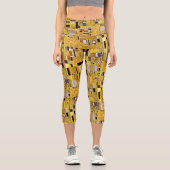 Leggings Capri Motif baiser de Gustav Klimt, Art Nouveau (Recto)