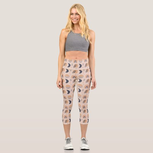 Leggings Capri Motif bio Boho (Recto)