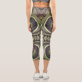 Leggings Capri motif boho de style vintage (Verso)