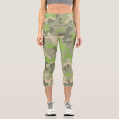 Leggings Capri Motif Camouflé de combat moderne (Recto)