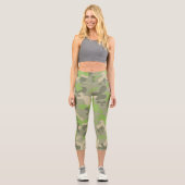 Leggings Capri Motif Camouflé de combat moderne (Recto)