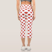 Leggings Capri Motif cardiaque (Verso)