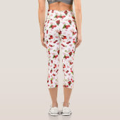 Leggings Capri Motif Cerise 1 (Verso)