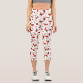 Leggings Capri Motif Cerise 1 (Recto)
