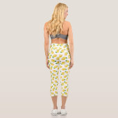 Leggings Capri Motif citron aquarelle (Verso)
