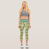 Leggings Capri Motif Citrons (Recto)