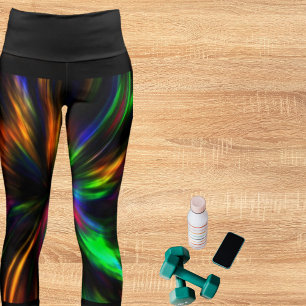 Leggings Capri Motif coloré Galaxy Yoga