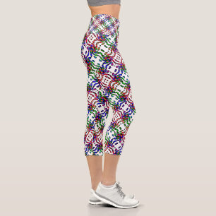 Leggings Capri Motif coloré vif