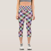 Leggings Capri Motif coloré vif (Recto)