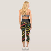 Leggings Capri Motif couche Qilin (Verso)