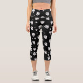 Leggings Capri Motif crâne (Recto)
