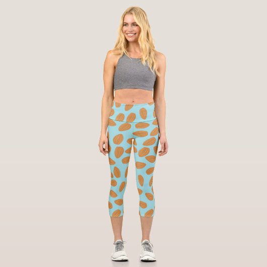 Leggings Capri Motif d'amandes (Recto)