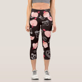 Leggings Capri Motif d'amour (Recto)