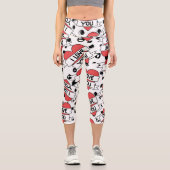 Leggings Capri Motif d'amour (Recto)