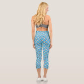 Leggings Capri Motif de balle de football (Verso)