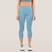Leggings Capri Motif de balle de football (Recto)