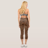 Leggings Capri Motif de café (Verso)