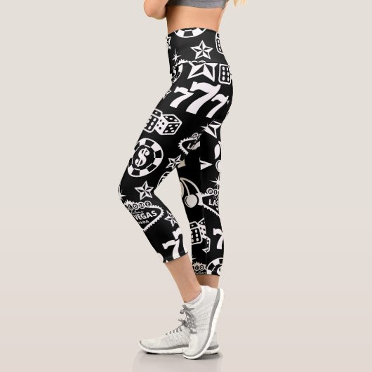 Leggings Capri Motif de casino (Gauche)