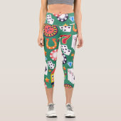 Leggings Capri Motif de casino (Recto)