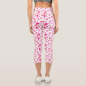 Leggings Capri Motif De Chouettes, Chouettes Mignonnes, Chouettes (Verso)