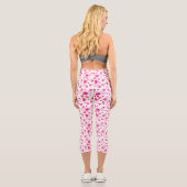 Leggings Capri Motif De Chouettes, Chouettes Mignonnes, Chouettes (Verso)