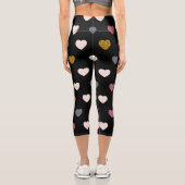 Leggings Capri Motif de coeur 30 (Verso)