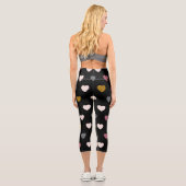 Leggings Capri Motif de coeur 30 (Verso)