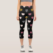 Leggings Capri Motif de coeur 30 (Recto)
