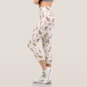 Leggings Capri Motif de dessin animé Tan FRIENDS™