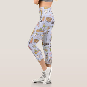 Leggings Capri Motif de dessin coloré AMIENDS™