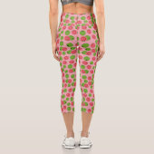 Leggings Capri Motif de fruits de goyave (Verso)