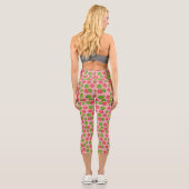 Leggings Capri Motif de fruits de goyave (Verso)