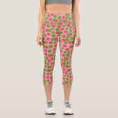 Leggings Capri Motif de fruits de goyave (Recto)