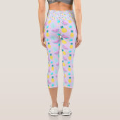 Leggings Capri Motif de fruits étonnant (Verso)