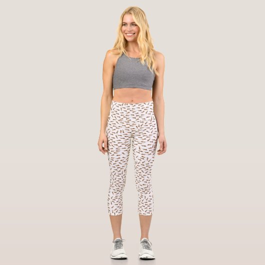 Leggings Capri Motif de jolies fourmis (Recto)