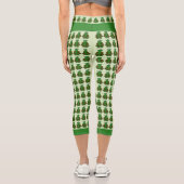 Leggings Capri Motif de la Tortue mûre (Verso)