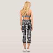 Leggings Capri Motif de lattice (Verso)