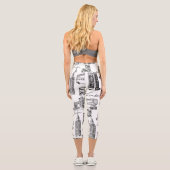 Leggings Capri Motif de Londres (Verso)