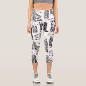 Leggings Capri Motif de Londres (Recto)