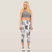 Leggings Capri Motif de Londres (Recto)