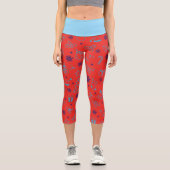 Leggings Capri Motif de Noël (Recto)