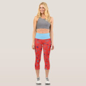 Leggings Capri Motif de Noël (Recto)